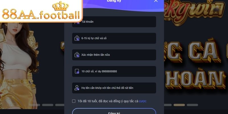 Đăng Ký 88AA – Khởi Đầu Hành Trình Cá Cược Trực Tuyến 2 Truy cập vào trang chủ 88AA