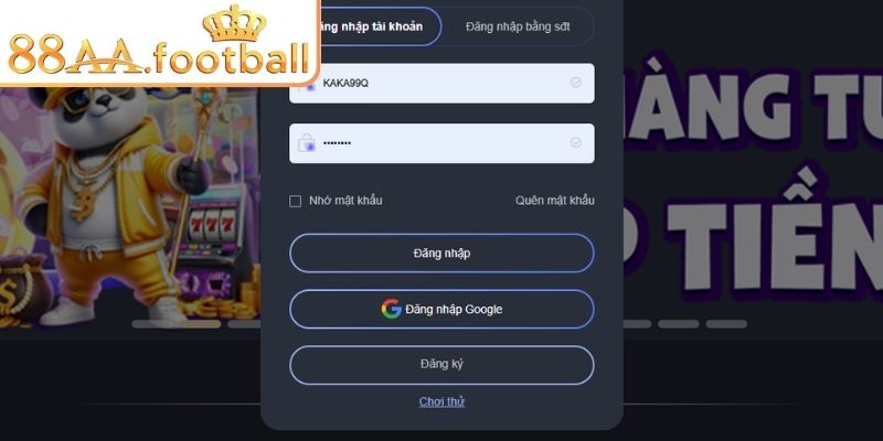 Đăng Nhập 88AA – Hướng Dẫn Chi Tiết Để Trải Nghiệm 1 Thông tin đăng nhập chính xác