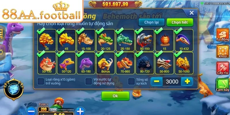 Hệ thống vũ khí hiện đại trong Dinosaur Tycoon II