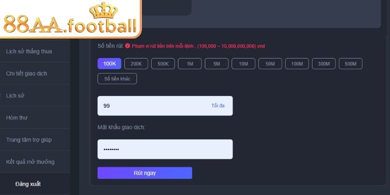 Rút Tiền 88AA - Hướng Dẫn Đổi Thưởng Chi Tiết Từ Chuyên Gia 3 Không tham gia khuyến mãi