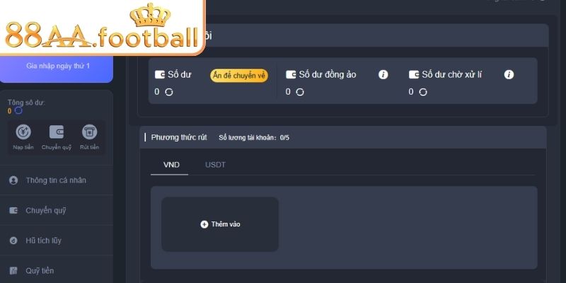 Rút Tiền 88AA - Hướng Dẫn Đổi Thưởng Chi Tiết Từ Chuyên Gia 2 Truy cập mục rút tiền 88AA